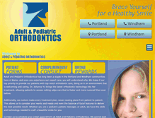 Tablet Screenshot of orthodocmaine.com